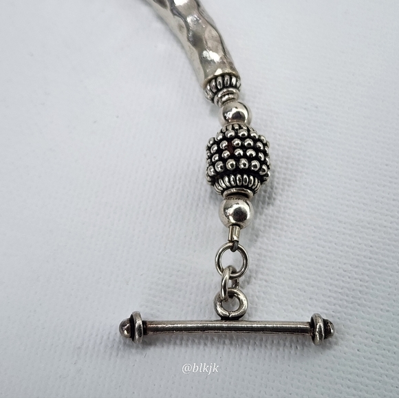 Tina Barry Sterling Silver Bead Bracelet - Picture 2 of 11
